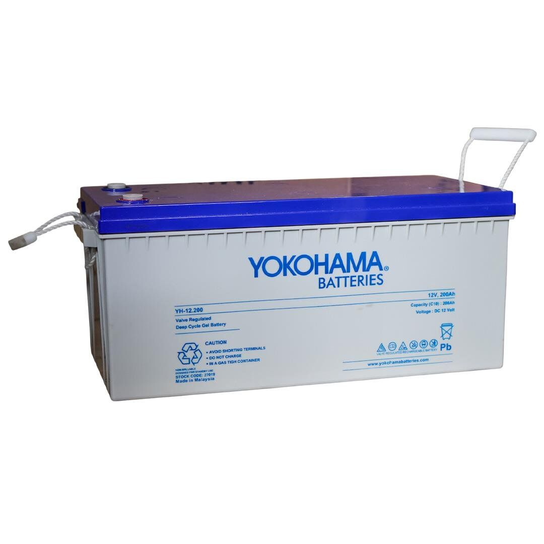 Yokohama YH-27019 12V 200Ah Tam Bakımsız Deep Cycle Jel Akü