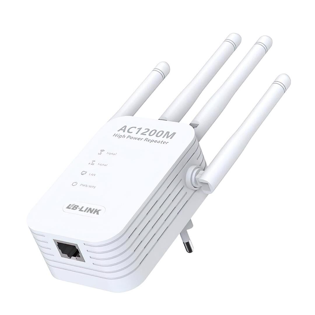 LB-Link BL-RE1200 5 Ghz AC1200 Mbps Çift Bantlı Tek Portlu Wireless Repeater - Menzil Genişletici