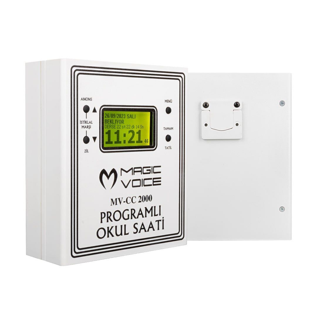 Magicvoice MV-CC2000 USB Duvar Tipi Programlı 20 Adet MP3 Formatı Zil