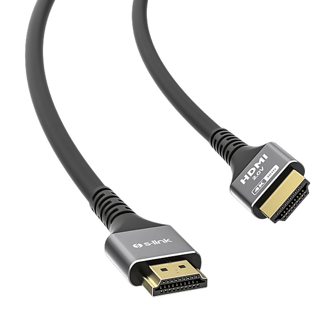 S-Link SLX-HD4K15 15 Metre 4K 30Hz Metal Uçlu HDMI Kablo