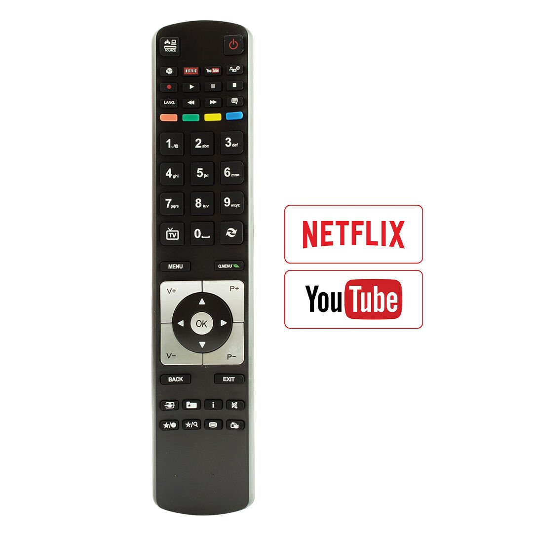 Vestel Yeni Youtube Netflix Tuşlu Lcd Led Tv Kumandası