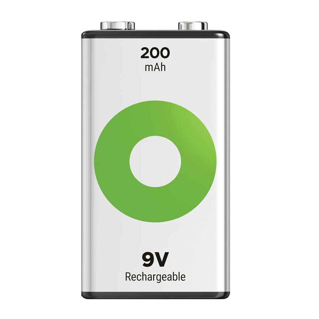 GP Batteries ReCyko 200 mAh 9V Boy Ni-Mh Şarjlı Pil