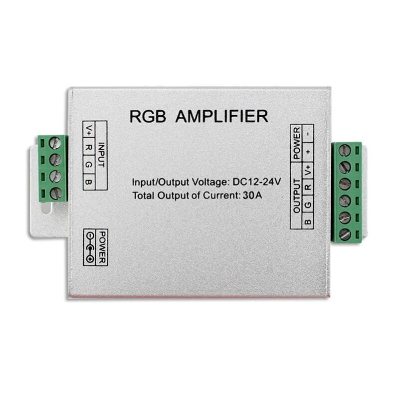 Powermaster PM-4877 12V-24V 30 Amper RGB Amplifier