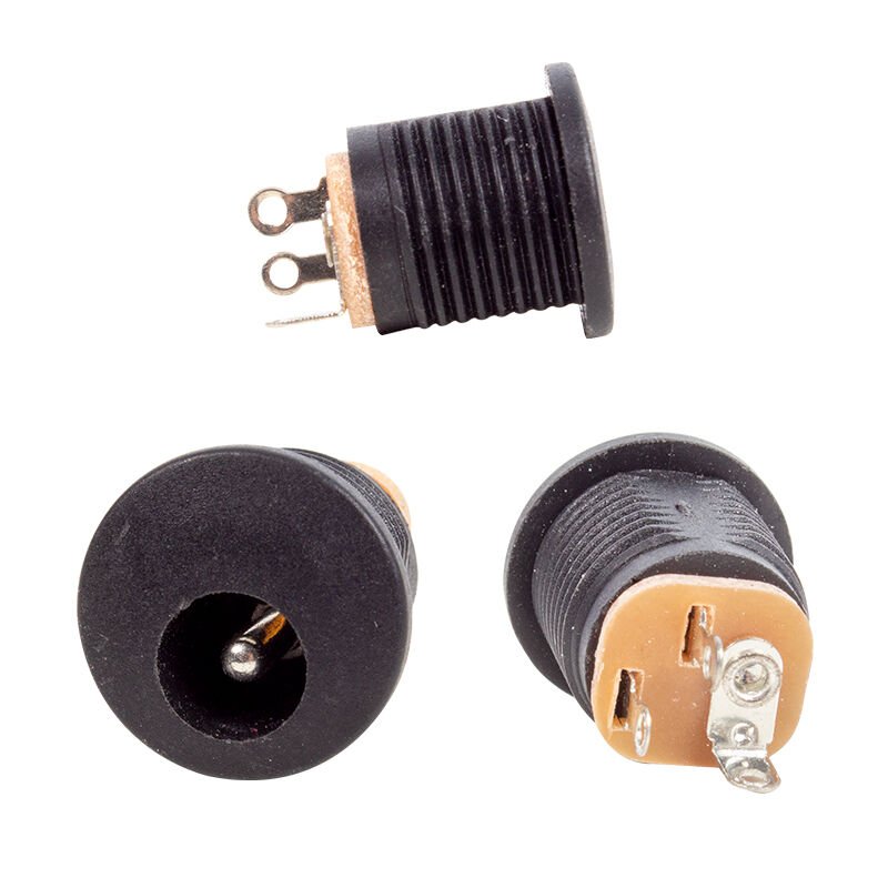 Powermaster Adaptör Fişi Şase Yuvarlak 2.1 Mm Somunlu Şase