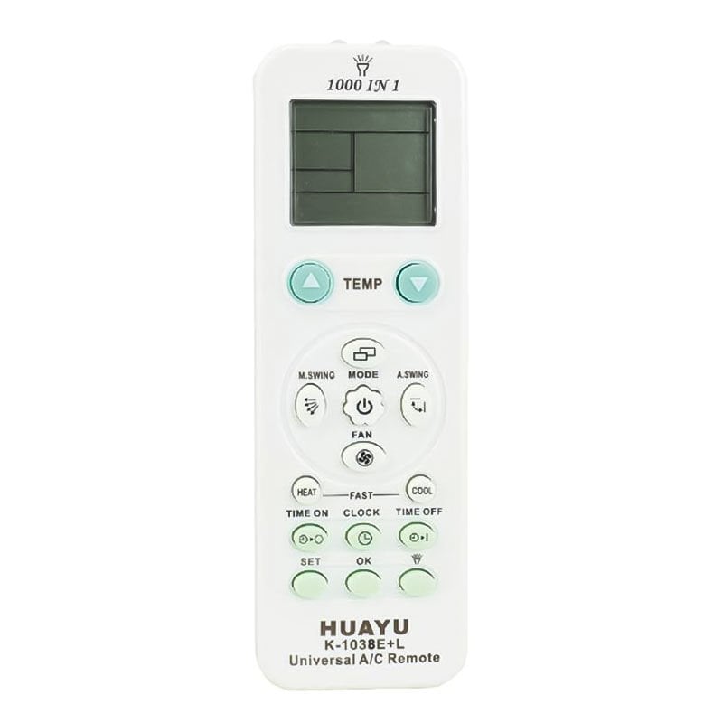 Huayu K-1038E+L 1000in1 Universal AC Akıllı Klima Kumandası