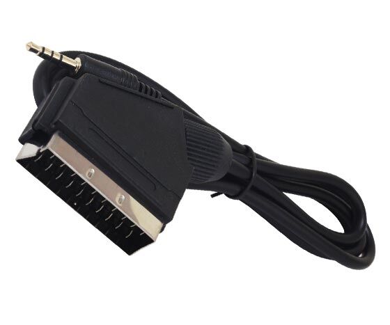 Uydu Alıcısı AV Kablo 3.5 Mm Stereo Erkek-Scart Kablo 1.2 Metre Uzun Jack