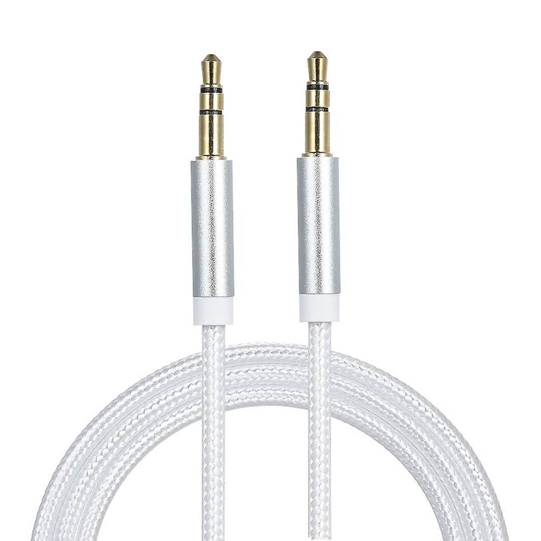 Powermaster 3.5 Mm Erkek-Erkek Stereo Aux Örgülü Kablo
