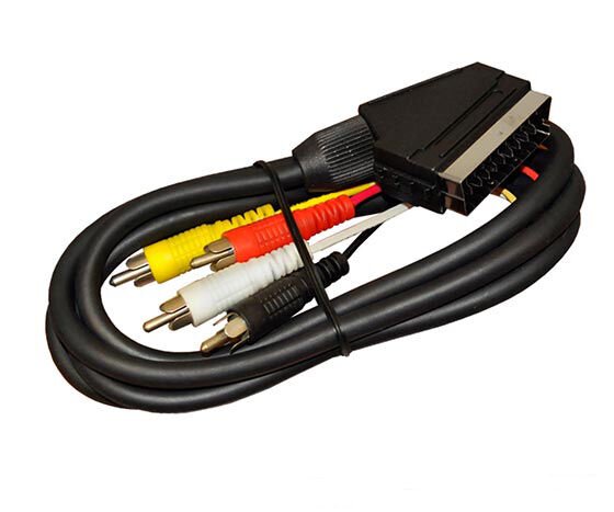 Elektromer Scart 4RCA 10 Metre Kablo