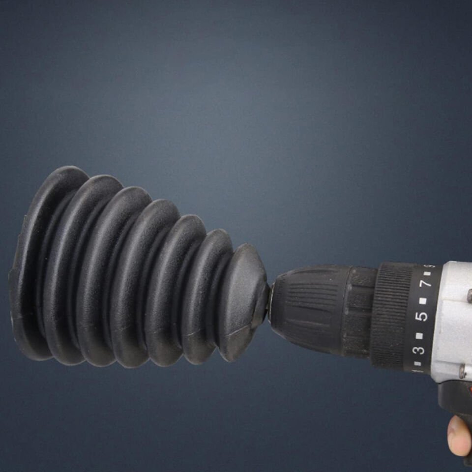 Powermaster PM-20809 Matkap Ucu Toz Tutucu Körük Siyah