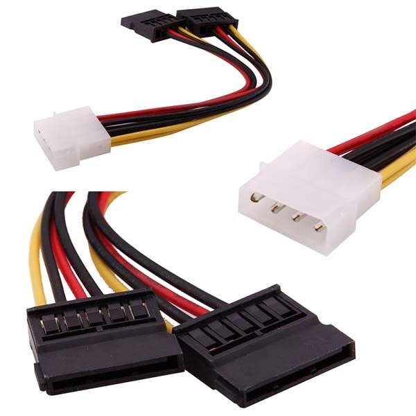 Powermaster PM-17376 İkili Sata Power Kablo