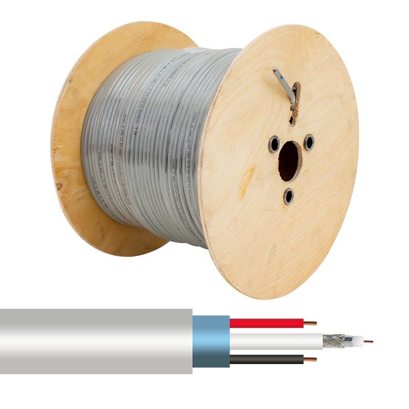 Powermaster 2+1x0.22 Mm CCTV Kamera Kablosu 250 Metre