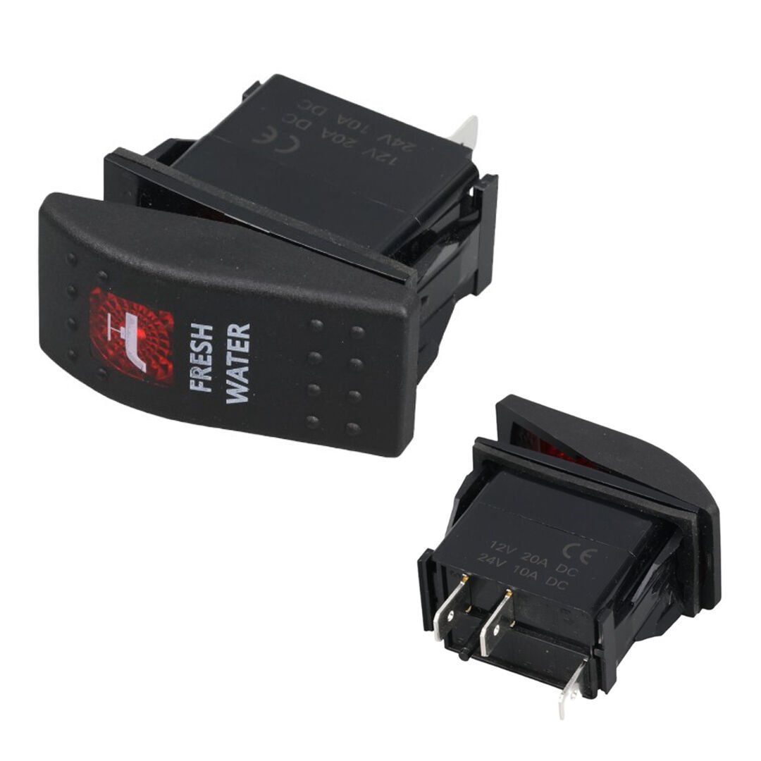 Powermaster Hidrafor Semböllü 3 Pinli On-Off 12-24V Marin Switch