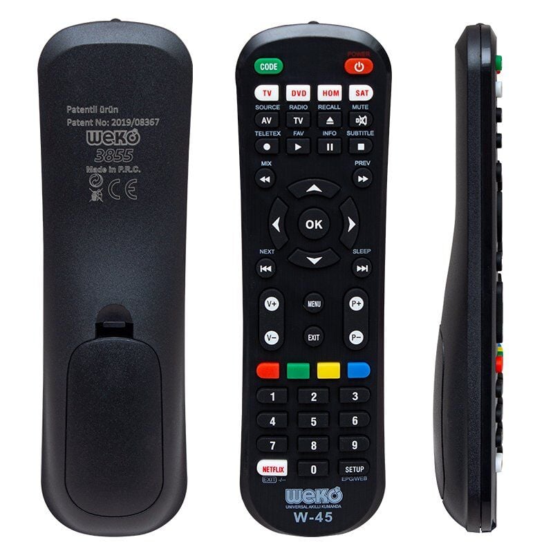 Weko W-45 4in1 Öğrenebilen Universal Akıllı Kumanda