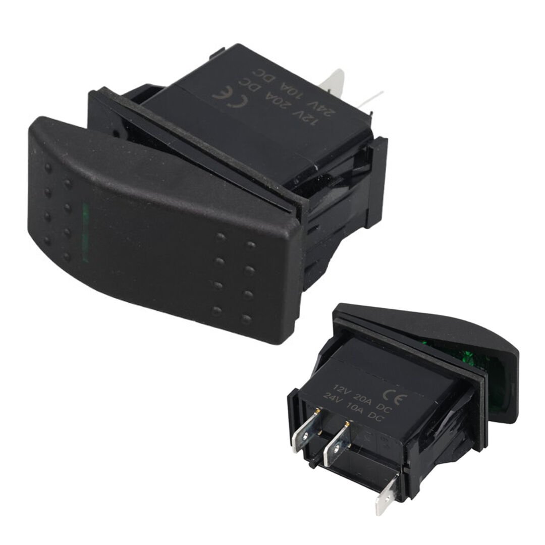 Powermaster Işık Sembollü 3 Pinli On-Off 12-24V Marin Switch