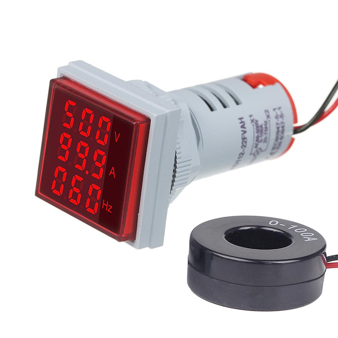 Intercom Dijital Volt-Ampermetre ve Frekans Ölçer