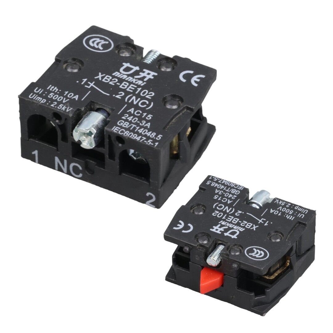 Intercom Lay5-Be102 22 Mm Kontak Blok No Kırmızı