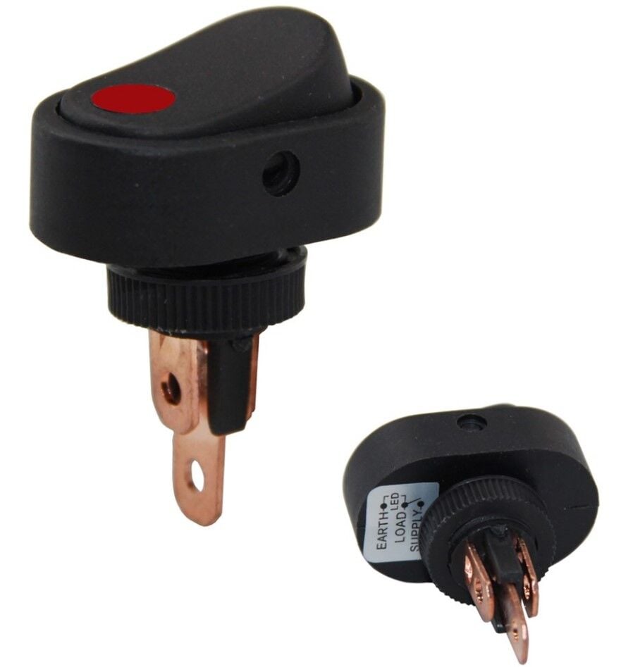 Powermaster IC-132A-2 Işıklı 12 Volt Dc 20 Amper On-Off Anahtar