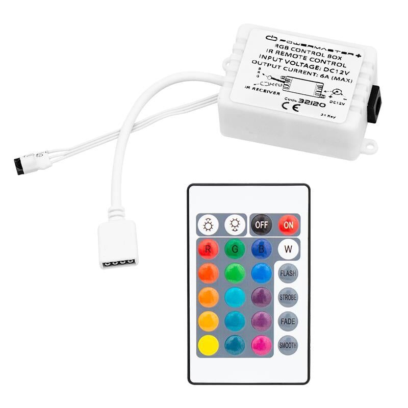 Powermaster PM-32120 24'Lü Kumandalı Led Rgb Kontrol Devresi