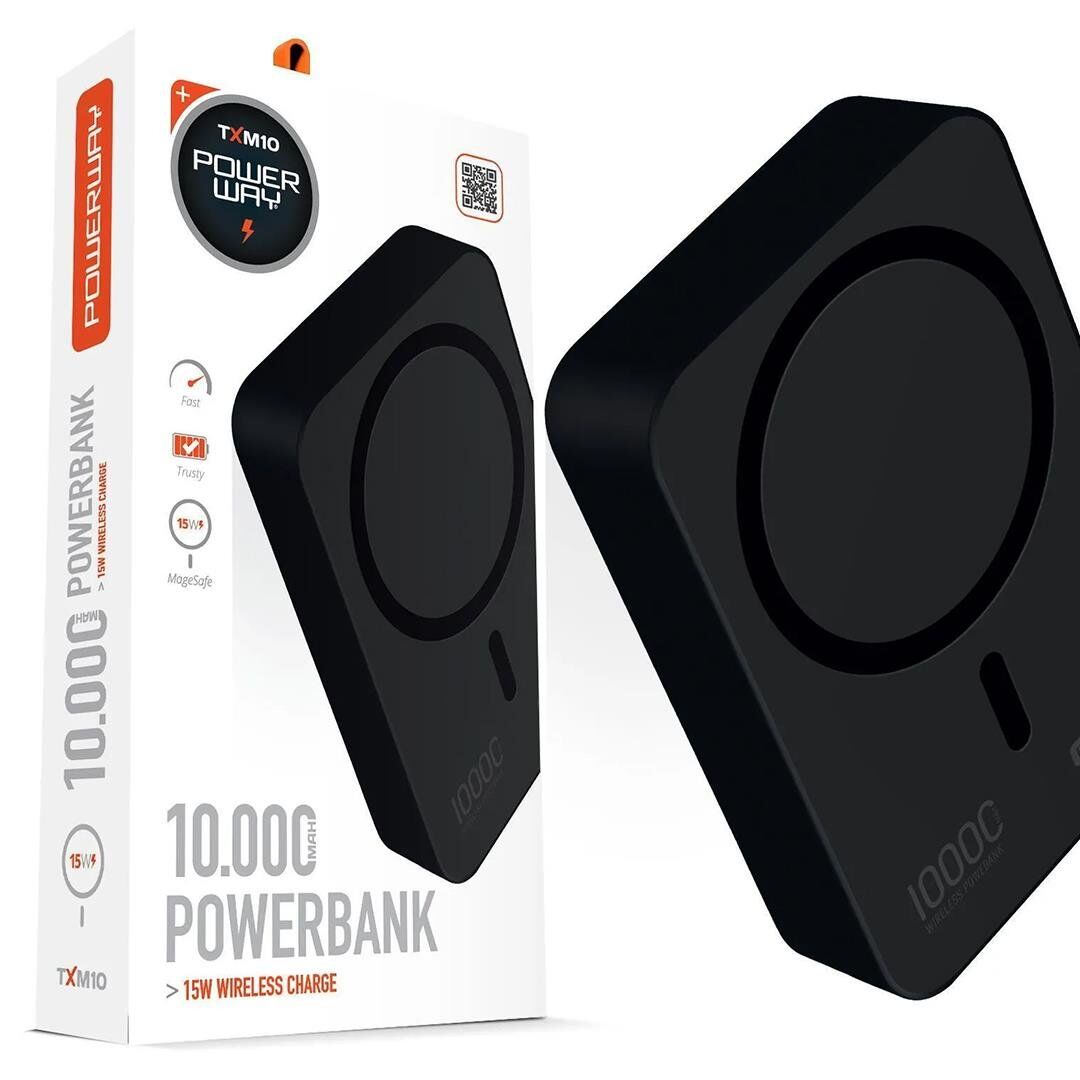 Powerway 10.000Mah PD15W Magsafe Kablosuz Wireless Powerbank