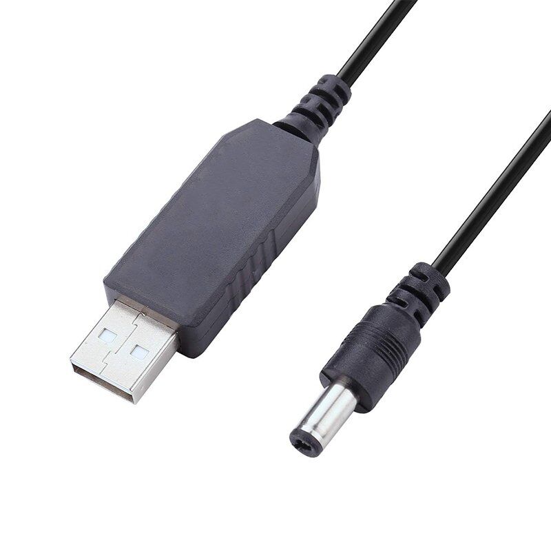 Powermaster 9V-5V USB To DC 5.5x2.5mm Çevirici Kablo