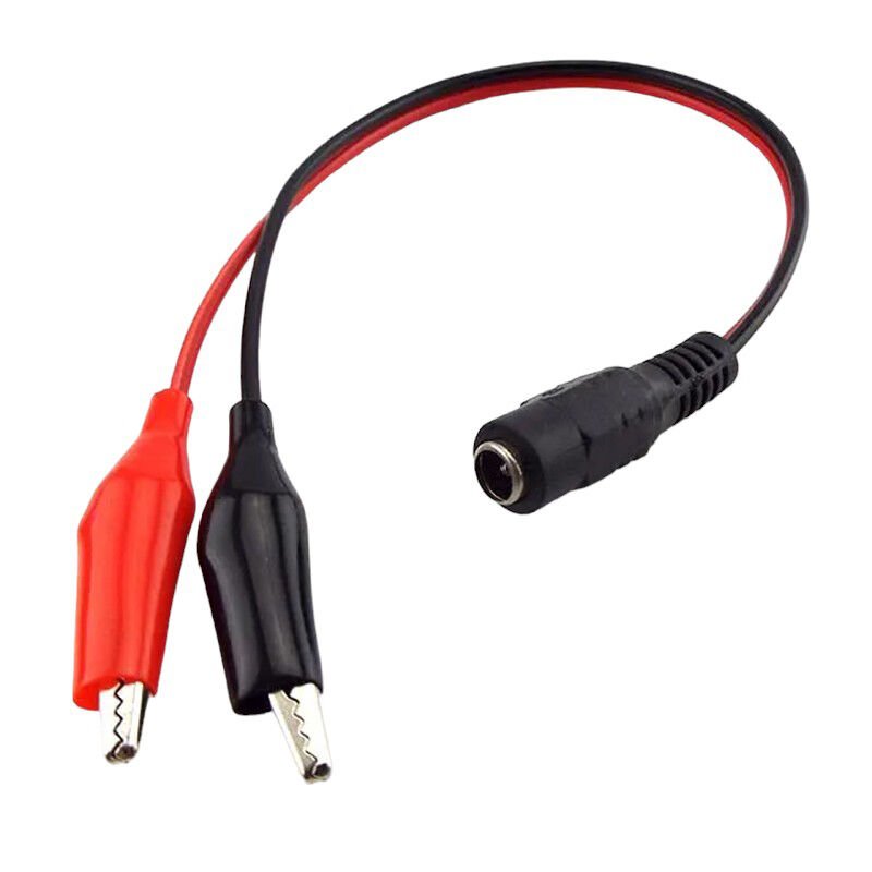 Powermaster 5.5x2.5mm Dişi To Krokodil Çevirici 25Cm Kablo