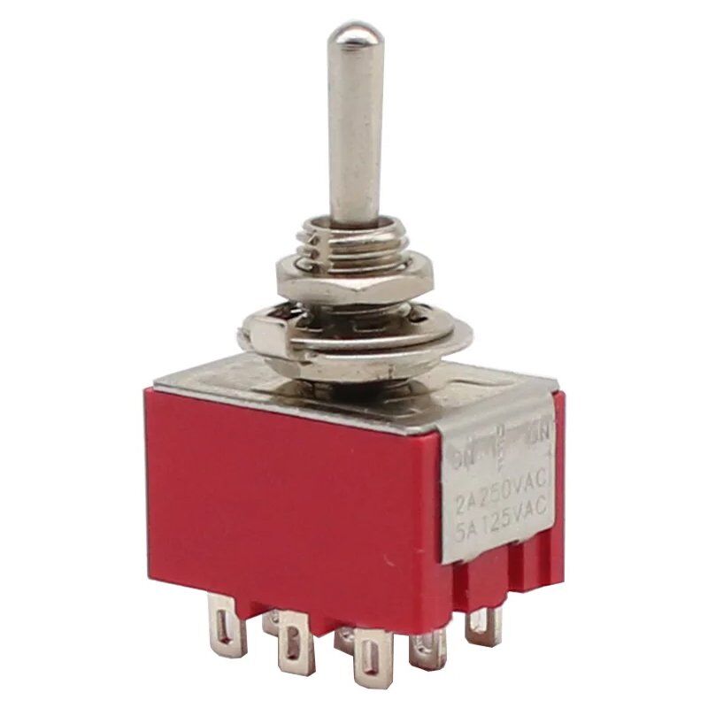 Powermaster IC-148A 9 Pin 6mm On-Off Toggle Switch