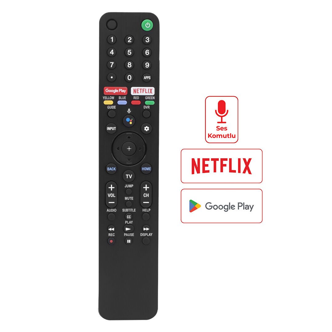 Sony RMF-TX500U Ses Komutlu Lcd Led Tv Kumanda