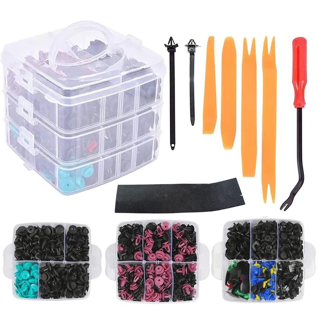 Powermaster PM-26823 Oto Tampon Tutucu Klipsi Plastik Bağlantı Ekipmanları Seti