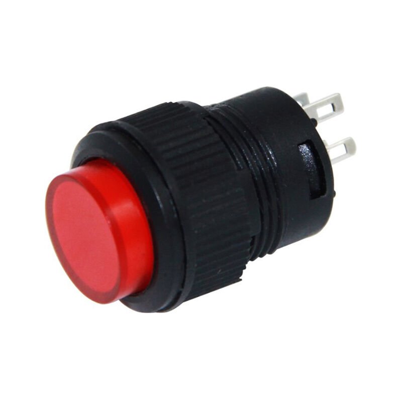 Powermaster IC-180B Yuvarlak 3P Işıklı 16mm Yaylı Buton