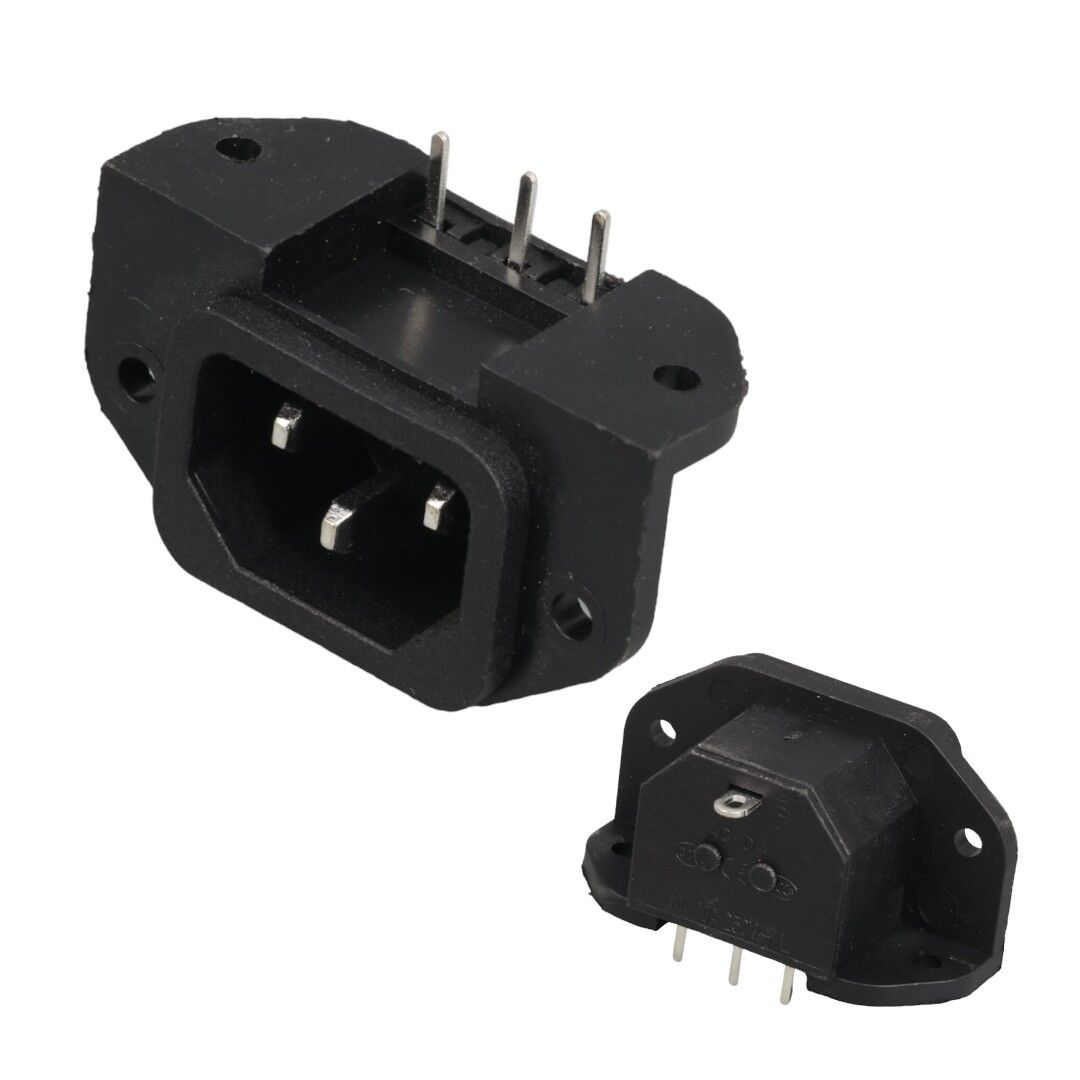 Powermaster IC-212C C14 Power Soket Erkek Kulaklı 90'C Pcb