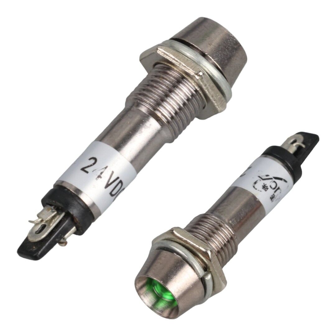 Powermaster IC-225 Sinyal Lambası 8Mm Metal 24 Volt