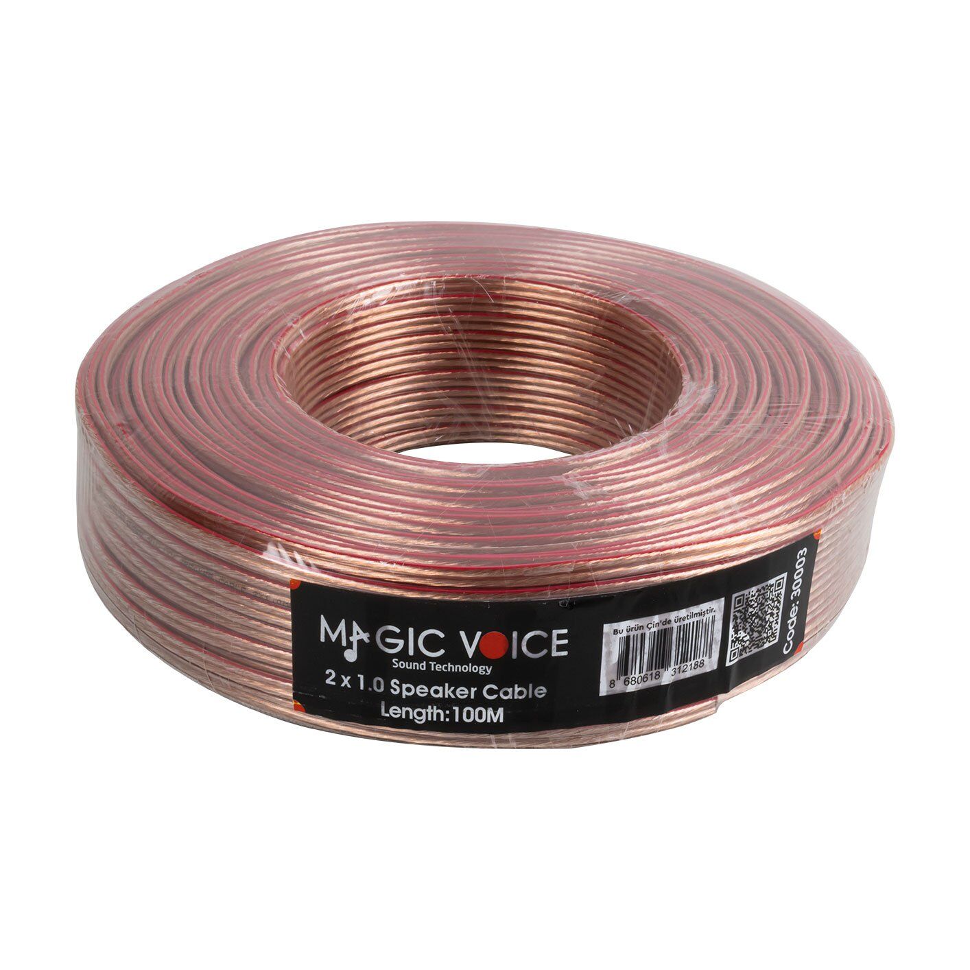 Magicvoice 2x1 Mm Şeffaf 100 Metre Hoparlör Kablosu