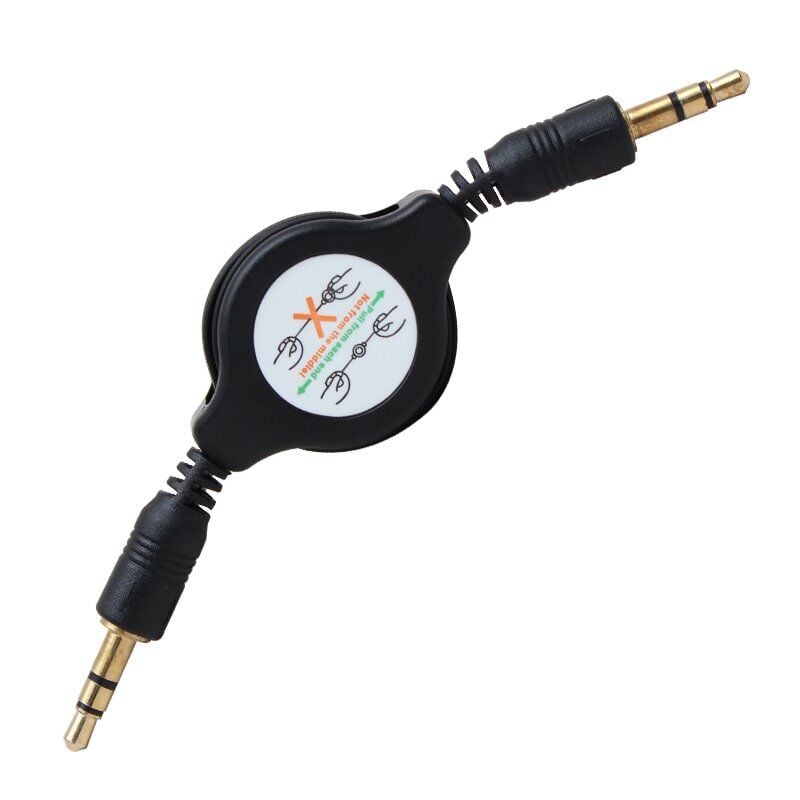 Powermaster Makaralı 3.5 Mm Stereo Erkek-Erkek Aux Kablo