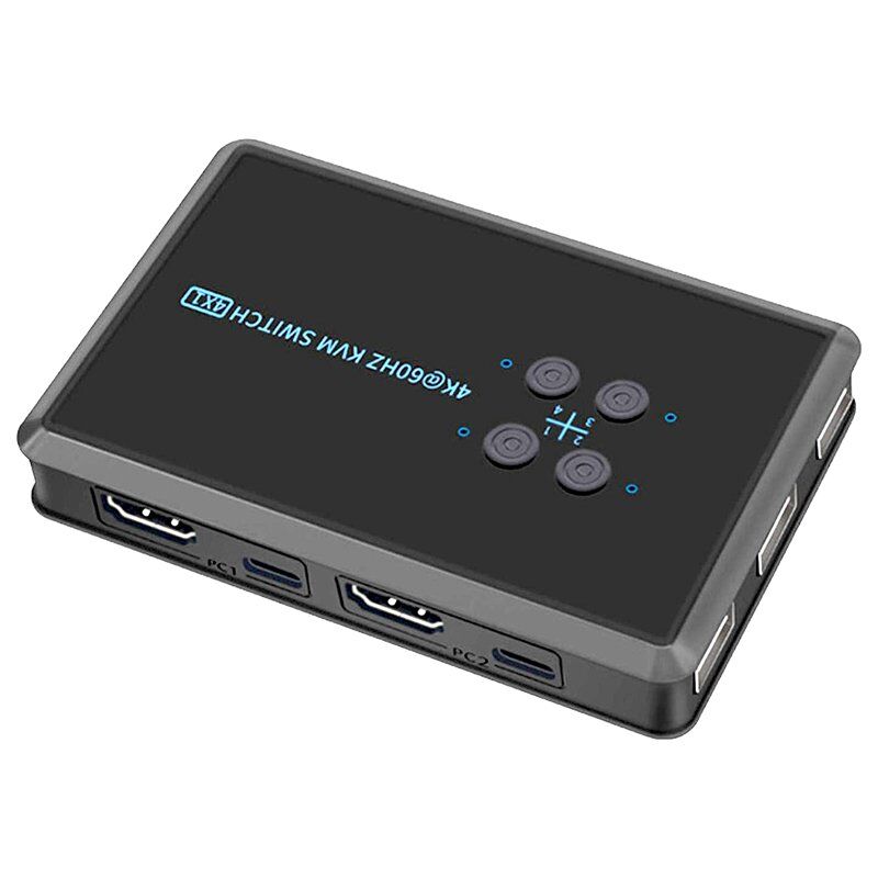 PowerMaster PM-12016 4K HDMI 4 Kanal KVM Switch