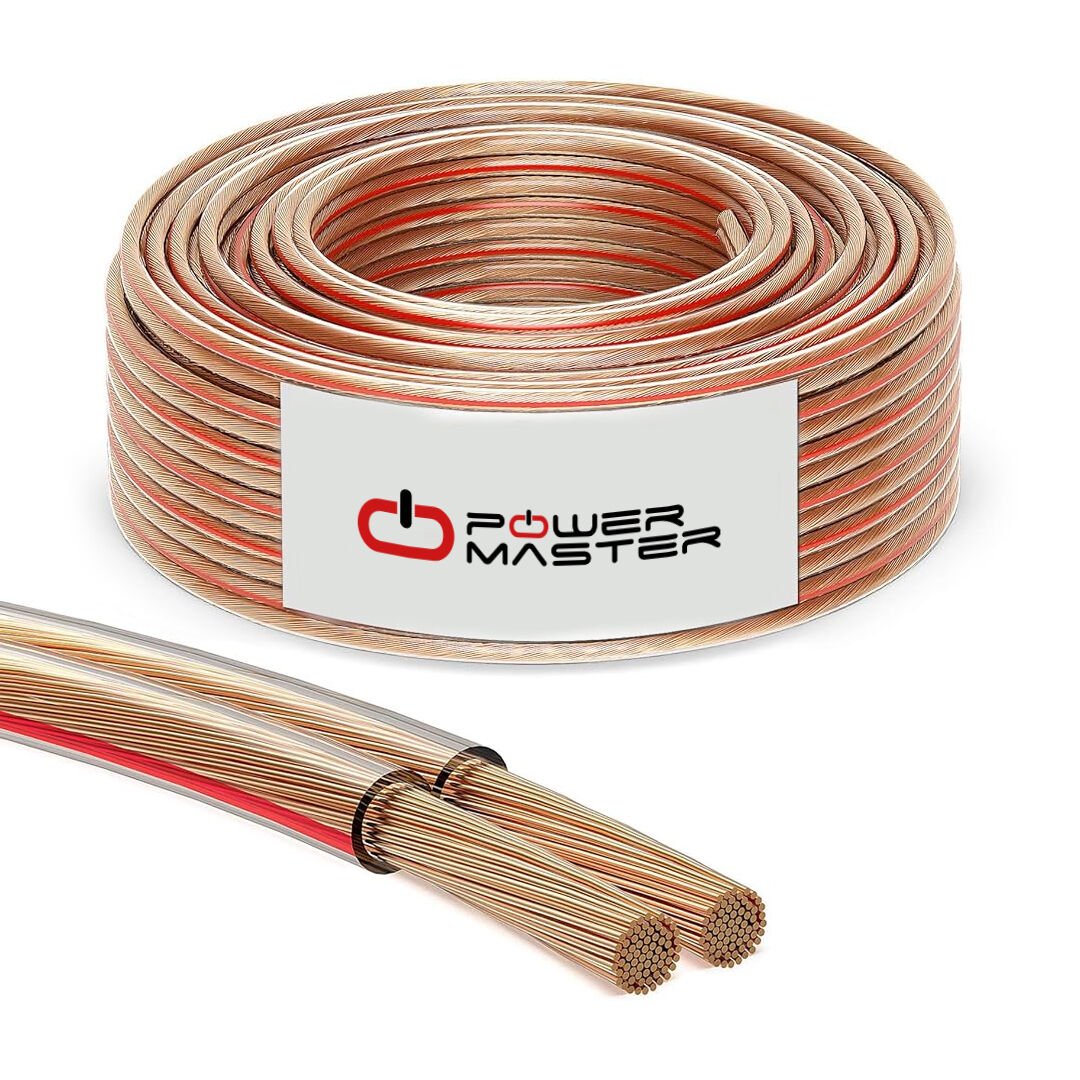 PowerMaster PM-398 2X1.50 100 Metre Bakır Hoparlör Kablosu