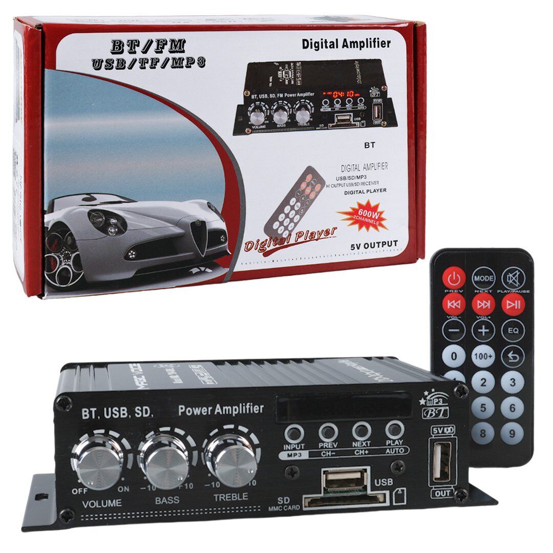 MagicVoice YW-406L 12 Volt 100 Watt Motosiklet Bluetooth Amfi