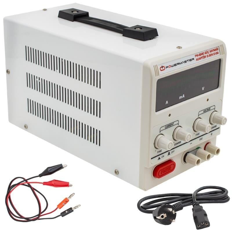 Powermaster 0-30 VOLT/0-5 Amper Arası Dc Güç Kaynağı Adaptör