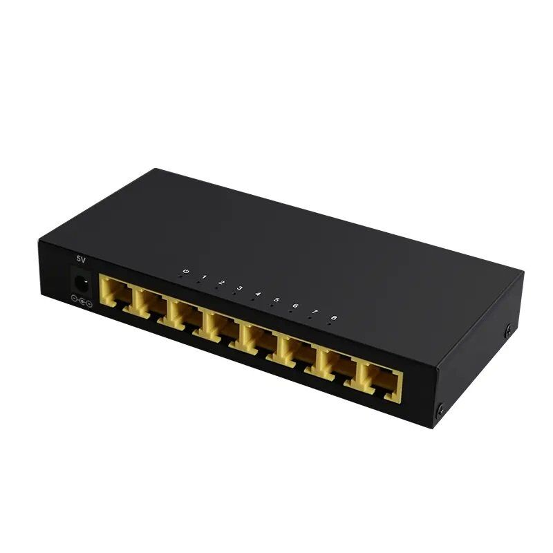 Powermaster 8 Port 1000 Mbps Gigabit Ethernet Switch Hub