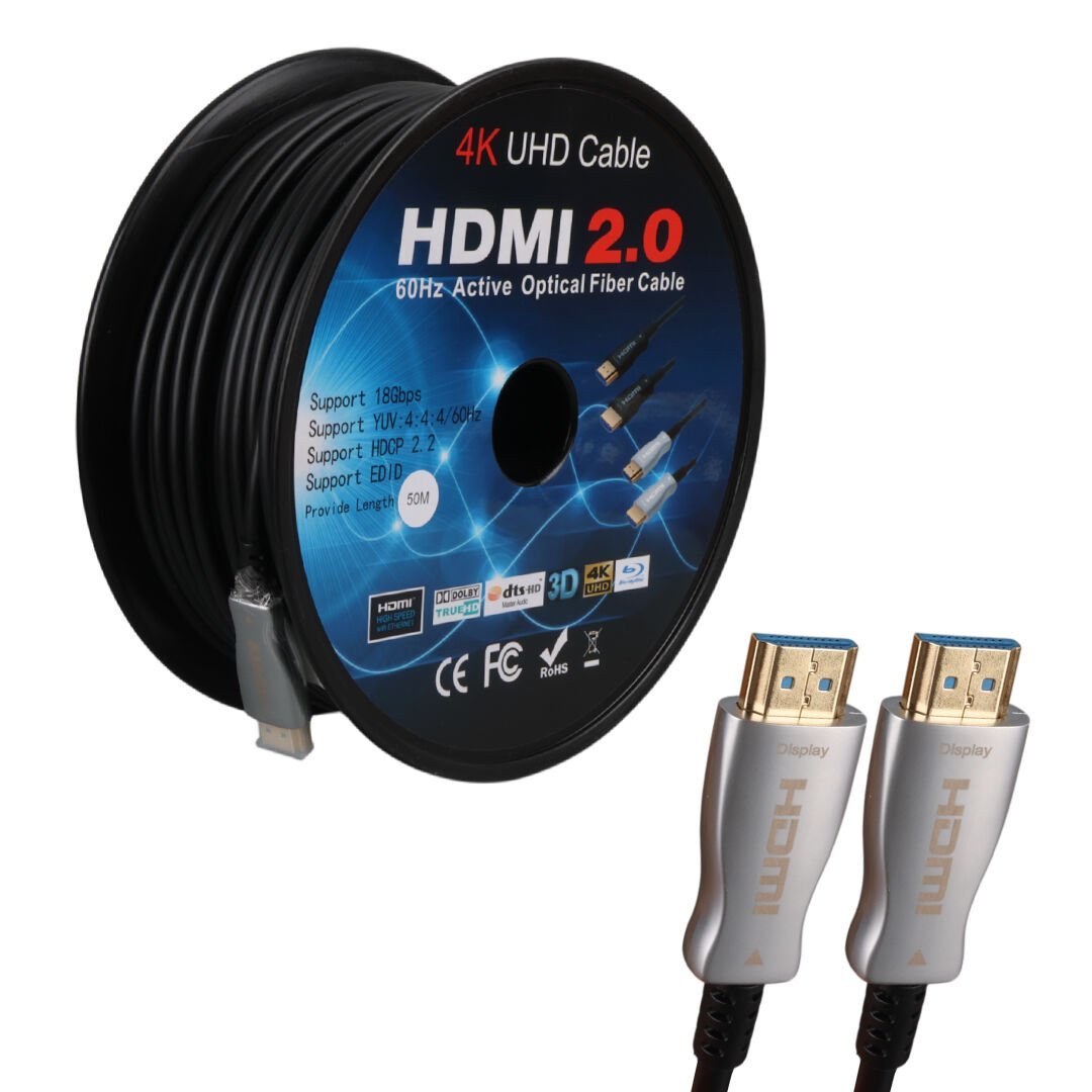 Powermaster Örgülü Çipsetli Çift Filtreli 50 Mt. HDMI Kablo
