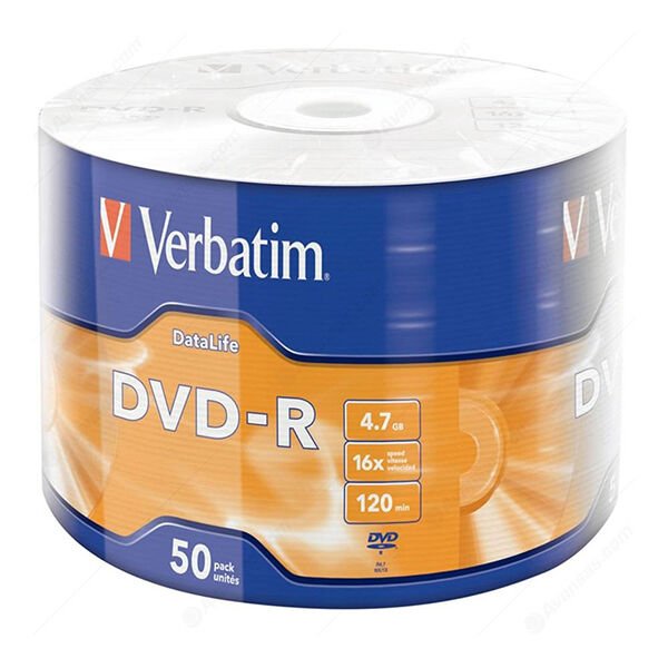 Verbatim DVD-R 4.7 GB 16 x 120 Dk (50'li Paket)