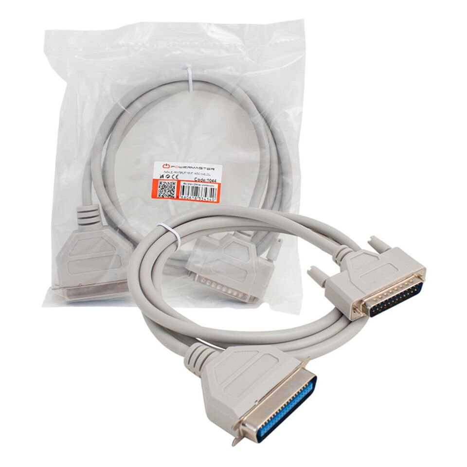 Powermaster Paralel Printer LPT 1.5 Mt Yazıcı Kablosu