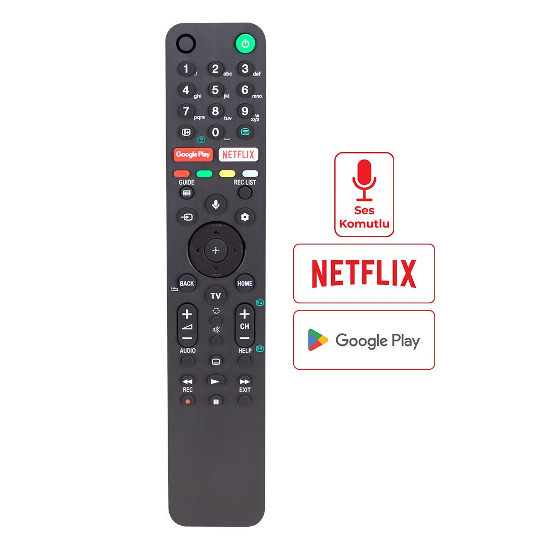Sony RMF-TX500E Ses Komutlu Lcd Led Tv Kumandası