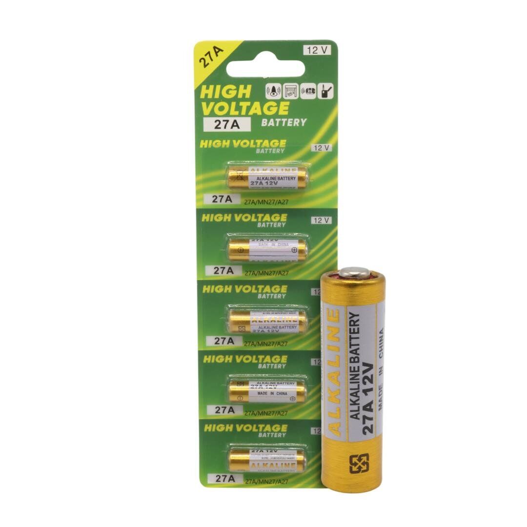 Powermaster MN27A 12 Volt 27A İnce Alarm Pili