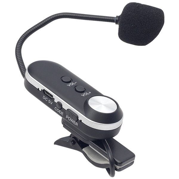 Magicvoice MV-1309E Şarjlı Kablosuz Volume Kontrol Yaka Mikrofonu
