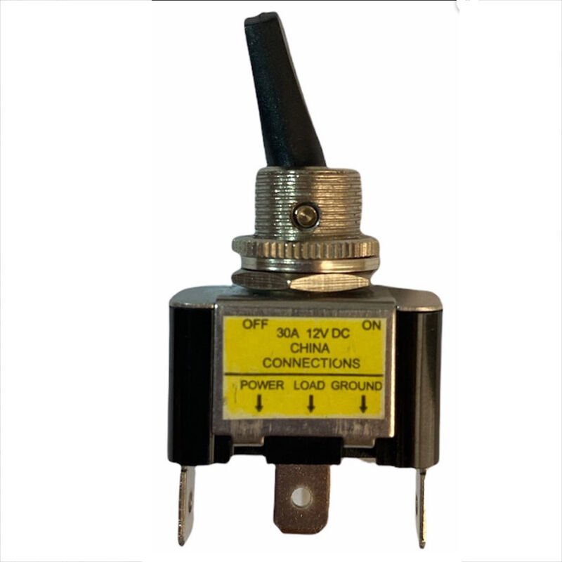 Powermaster Işıklı 12 Volt Dc 30 Amper On-Off Toggle Switch