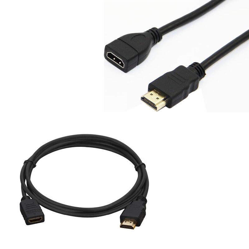 Powermaster HDMI Erkek to HDMI Dişi 30 Cm Uzatma Kablosu