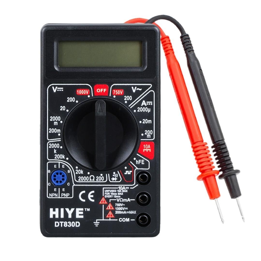 Hiye DT-830D Dijital Avometre Multimetre Ölçü Aleti