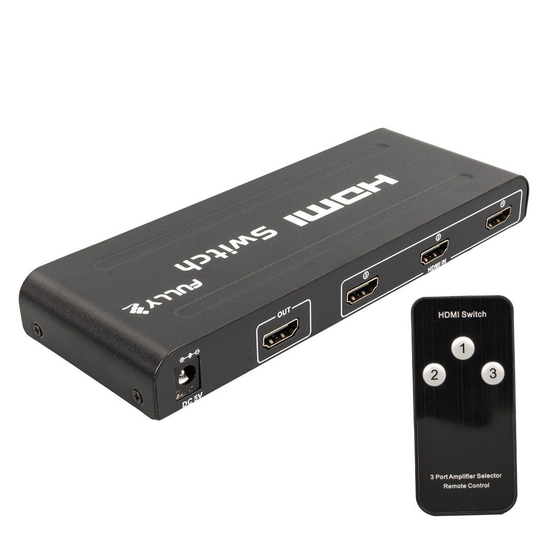 Fully G-538H 3 Giriş 1 Çıkış Hdmi Switcher Toplayıcı