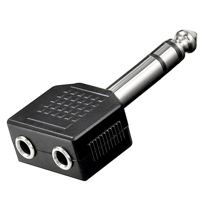 Powermaster 6.3 Mm Stereo Erkek-3.5 Mm Stereo 2 Dişi Çevirici Jack