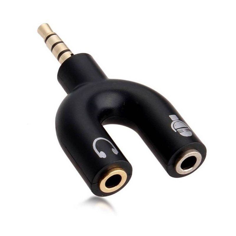 Powermaster 3.5 Mm Stereo Erkek to Kulaklık+Hoparlör Dişi Çoklayıcı Jack